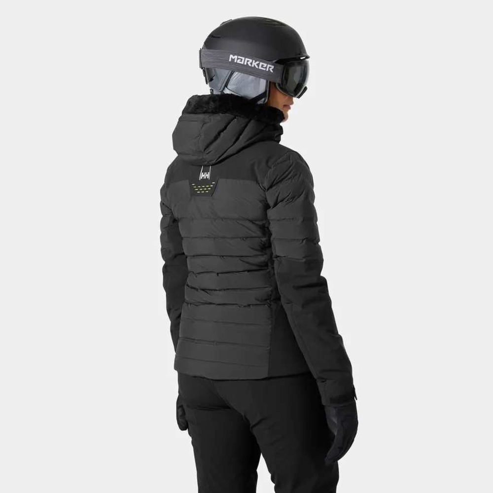 Helly Hansen Avanti Insulated Ski Jacket Womens XS Black Tech Professional - Picture 2 of 16